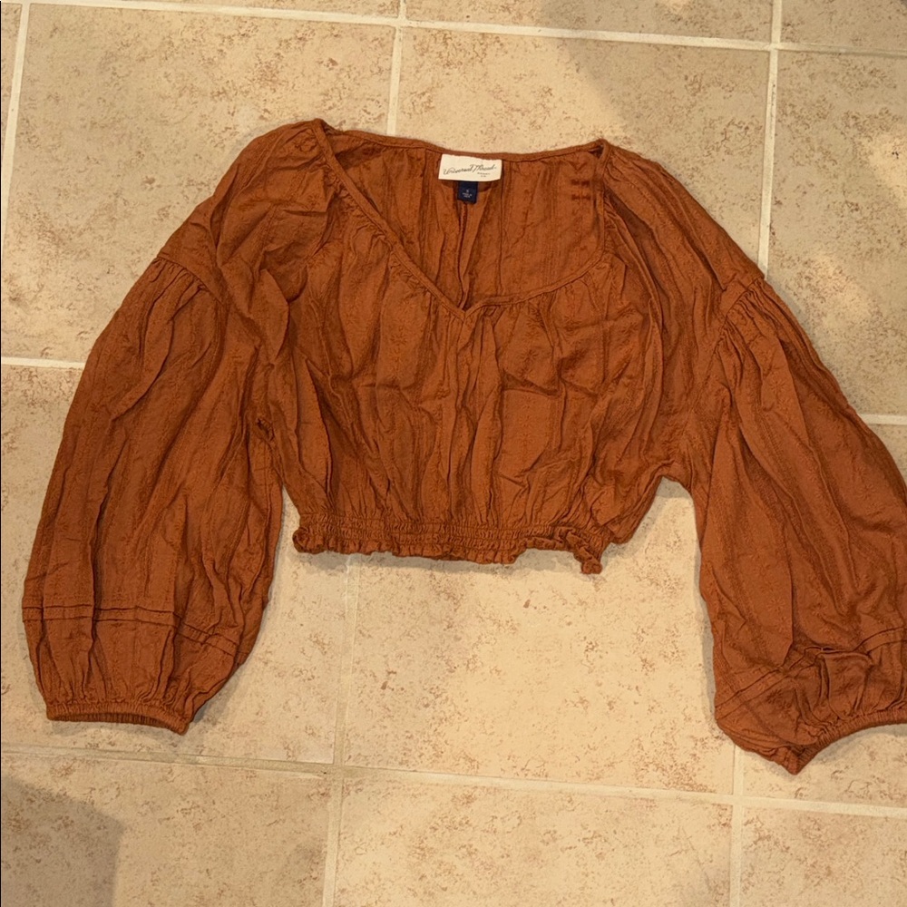 Universal Thread Women's Burnt Orange Blouse